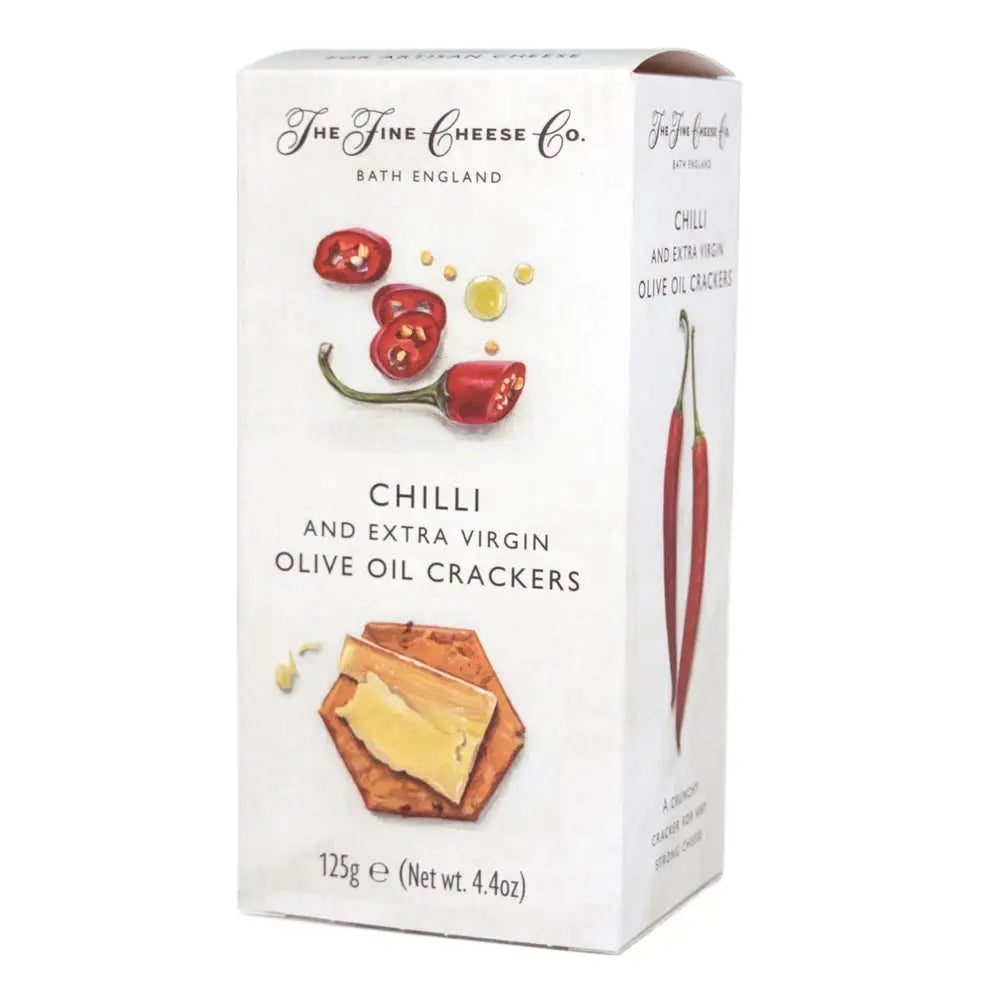 Chilli & Extra Virgin Olive Oil Cheese Crackers - Farmhouse Deli