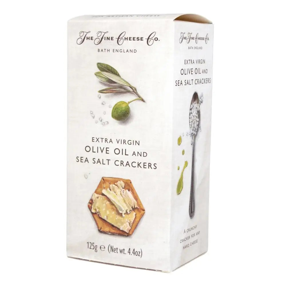 Extra Virgin Olive Oil & Sea Salt Cheese Crackers - Farmhouse Deli