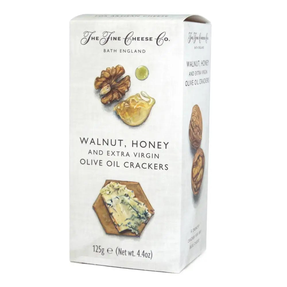 Walnut, Honey & Extra Virgin Olive Oil Cheese Crackers - Farmhouse Deli