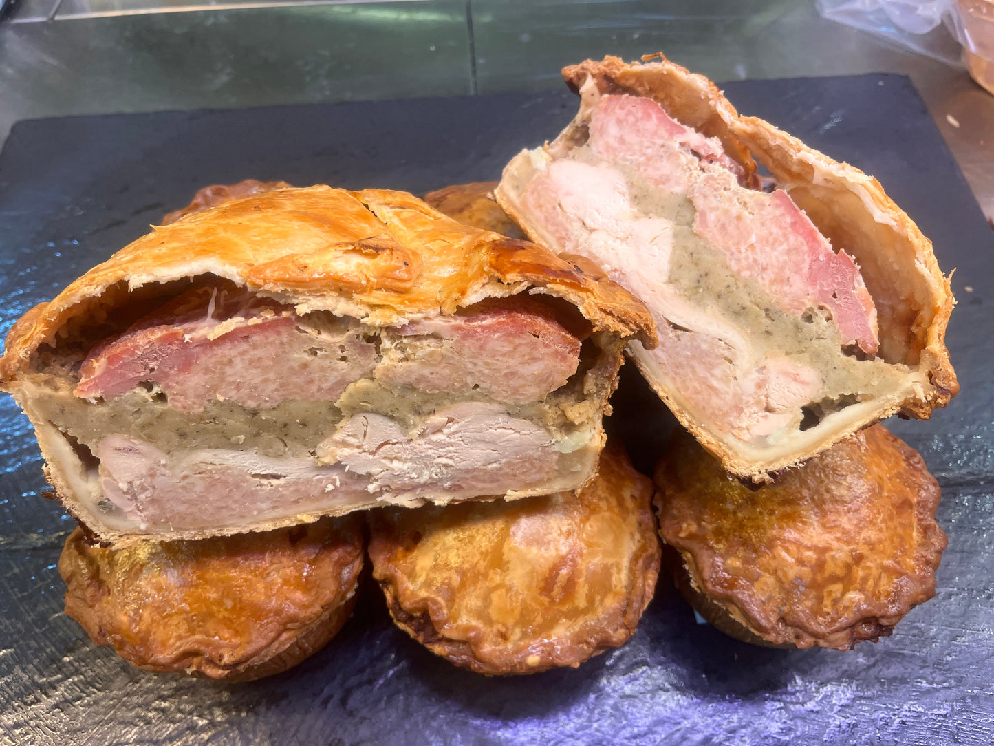 Pork, Chicken, Ham and stuffing pie Farmhouse Deli & Cafe Farmhouse Deli & Cafe