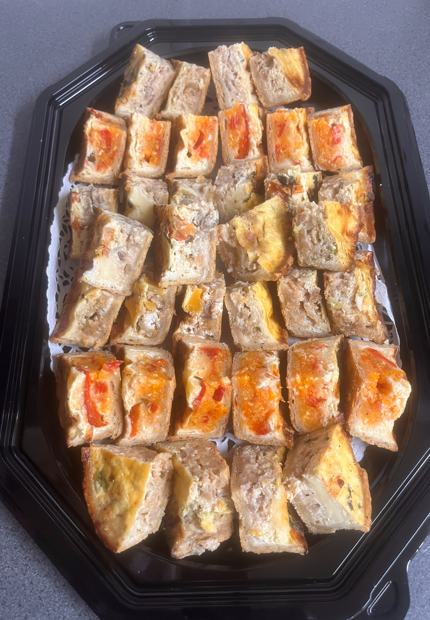 Assorted quiche bites Farmhouse Deli & Cafe Farmhouse Deli & Cafe