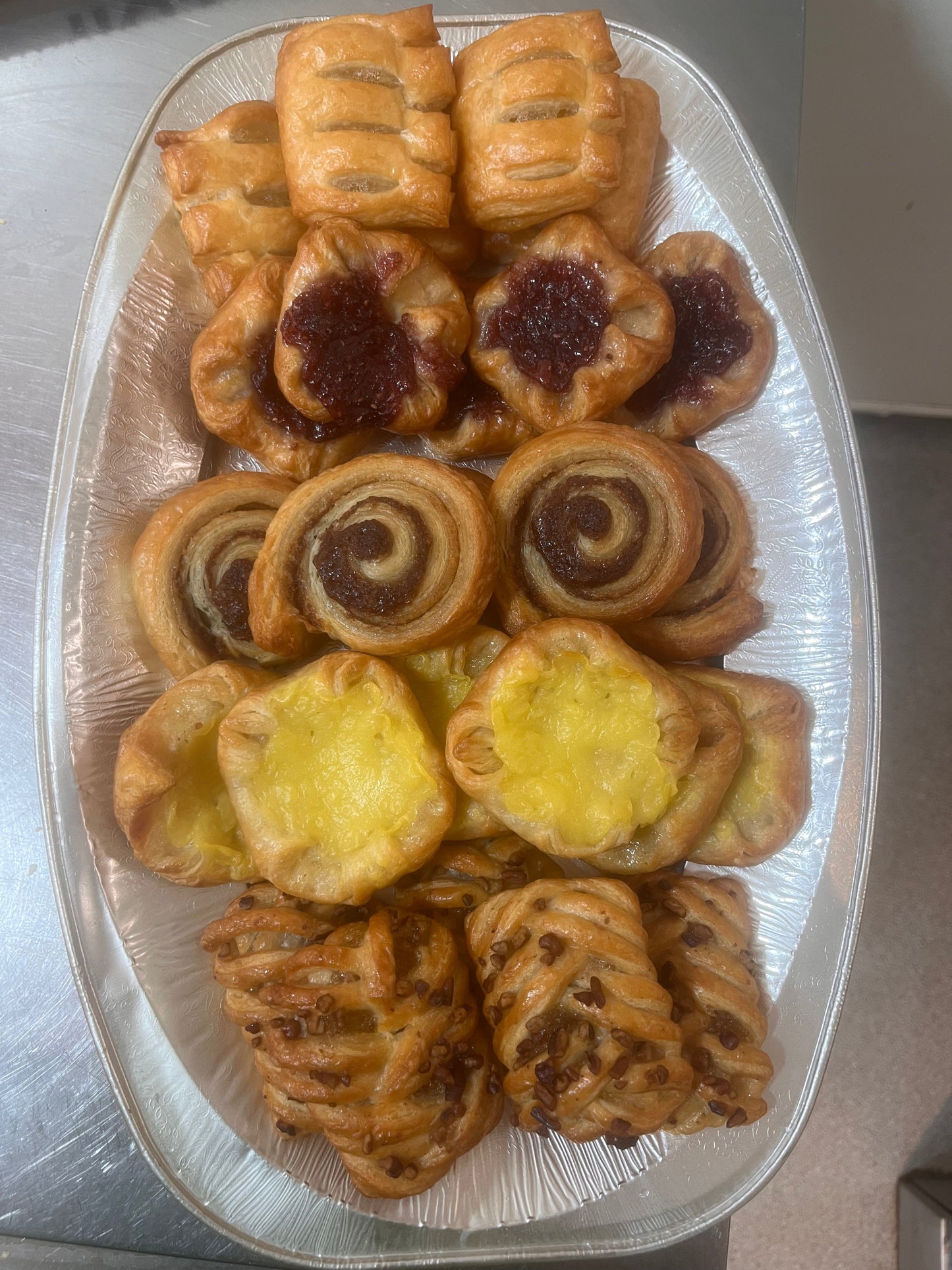 Danish pastry selection Farmhouse Deli & Cafe Farmhouse Deli & Cafe