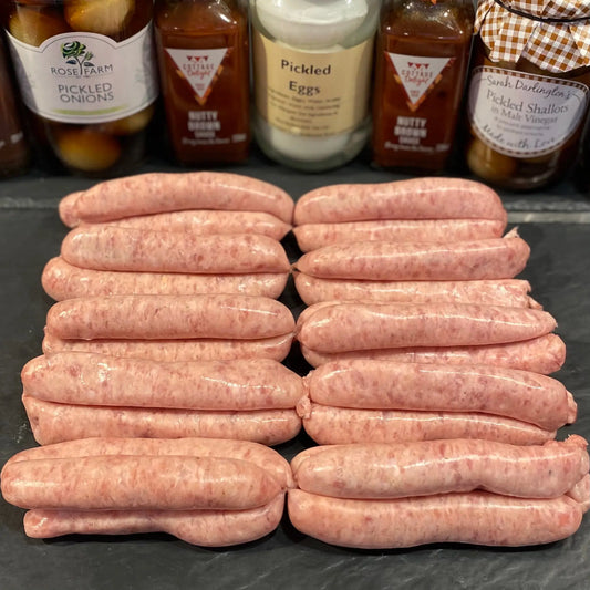 3lb of Breakfast Pork Chipolata Sausages Farmhouse Deli