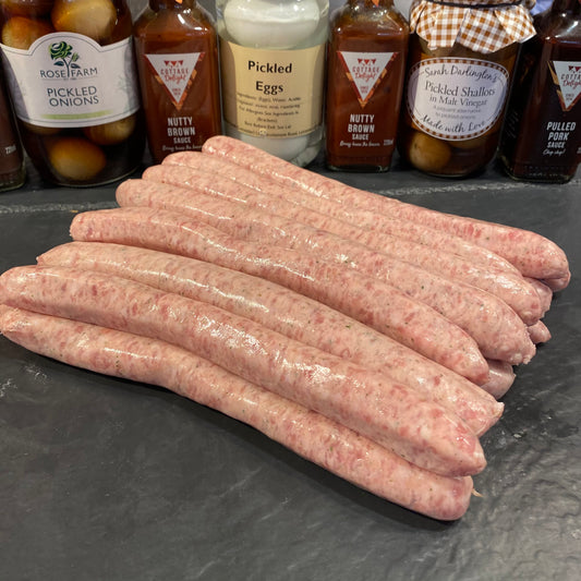 3lb of Gloucester Chipolata Sausages - Farmhouse Deli