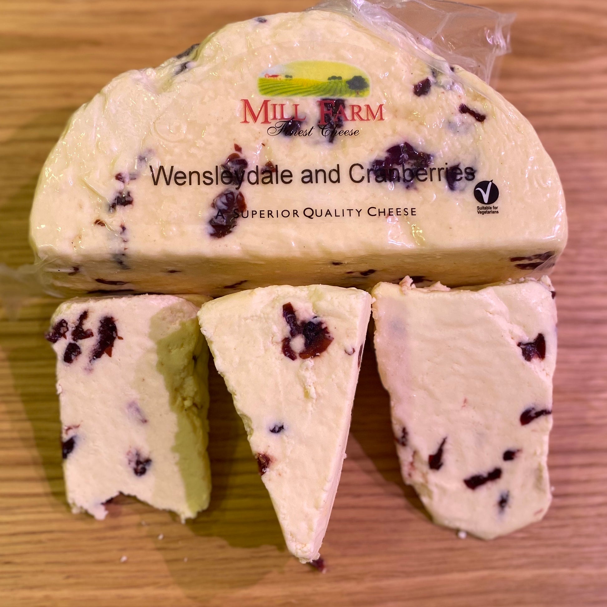 Mill Farm Wensleydale & Cranberry Cheese - Farmhouse Deli