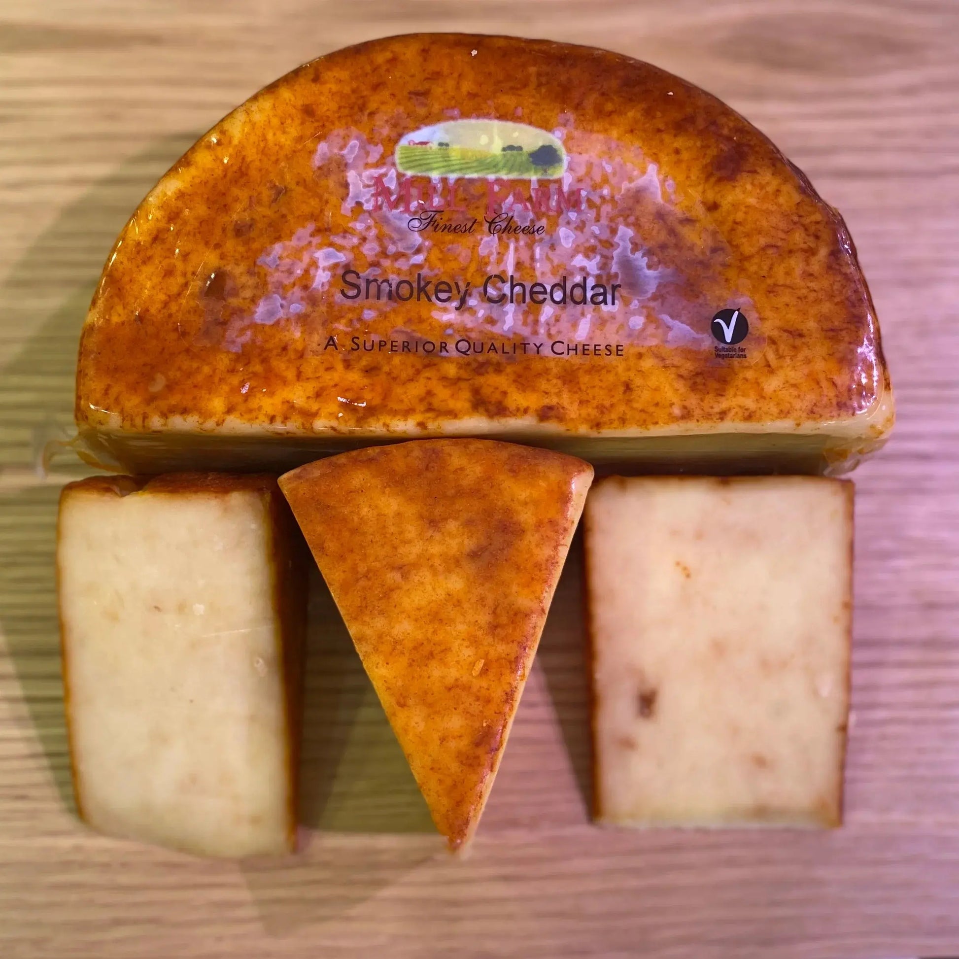Oak Smoked Cheddar Cheese Farmhouse Deli