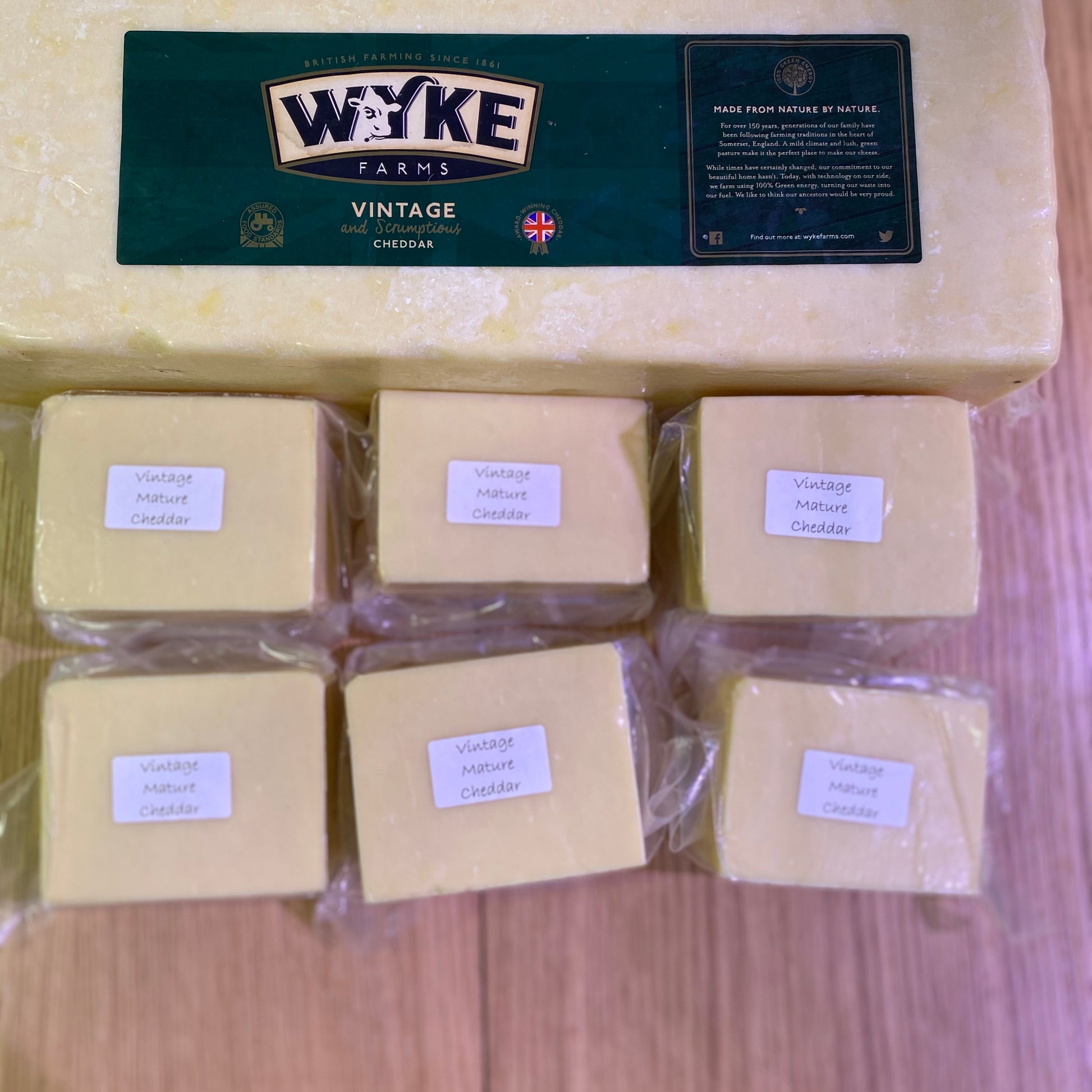 Vintage Mature Cheddar Cheese - Farmhouse Deli