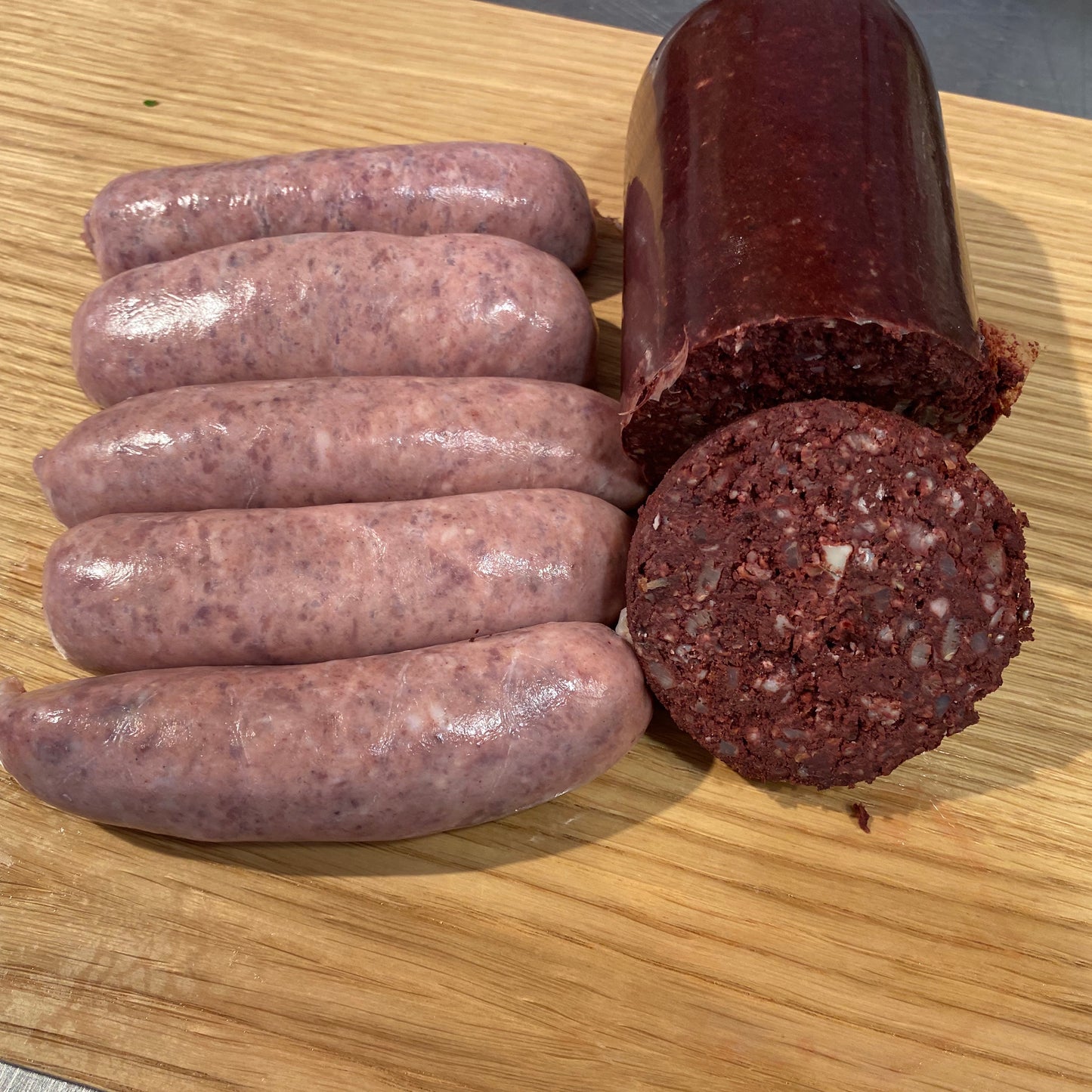 Pork & black pudding sausage