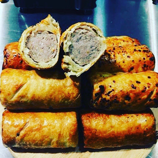 Homemade Pork & Black pudding sausage roll