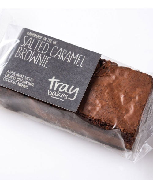 Salted caramel brownie by Traybakes