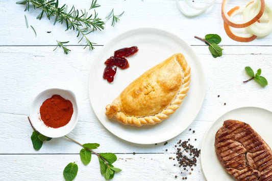 Lamb & mint pasty