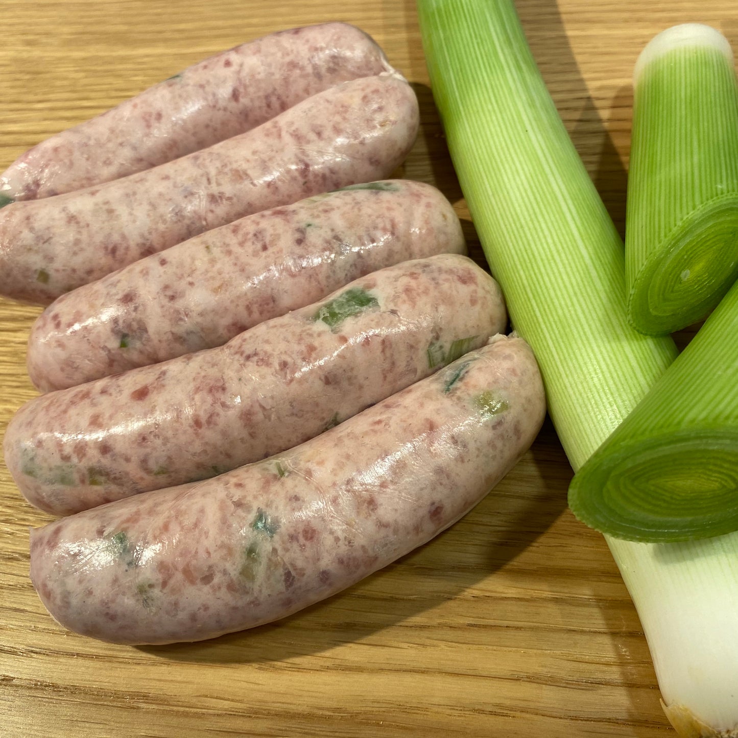 Pork & Leek sausage