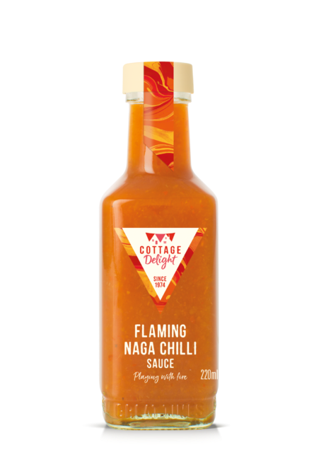 Flaming naga chilli sauce