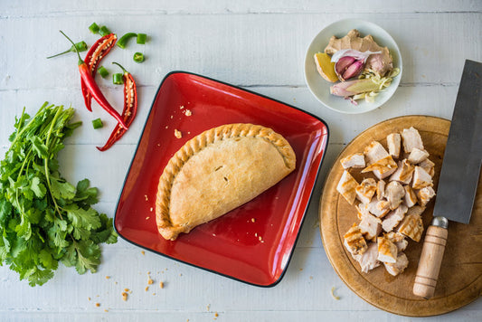 Red Thai chicken pasty